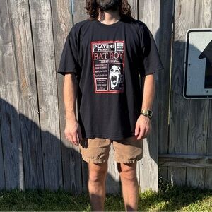 Vintage Y2K Batboy The Musical Shirt National Inquirer Size XL Funny Goth